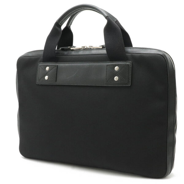 22460792 2 Gucci Sherry Line Briefcase Leather Black