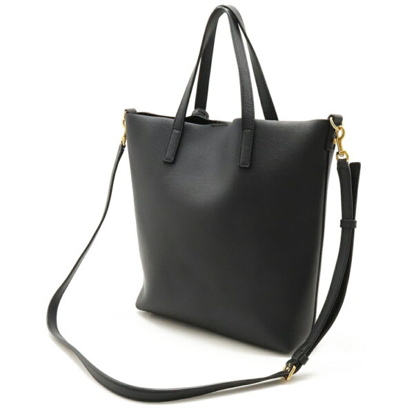 22470096 2 Saint Laurent Toy Shopping Tote Bag Leather Black