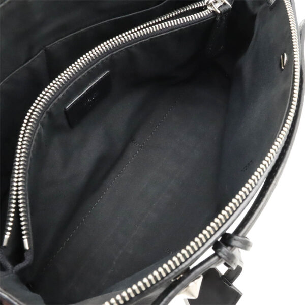 22470120 7 Fendi By The Way Medium Handbag 2way Leather Black