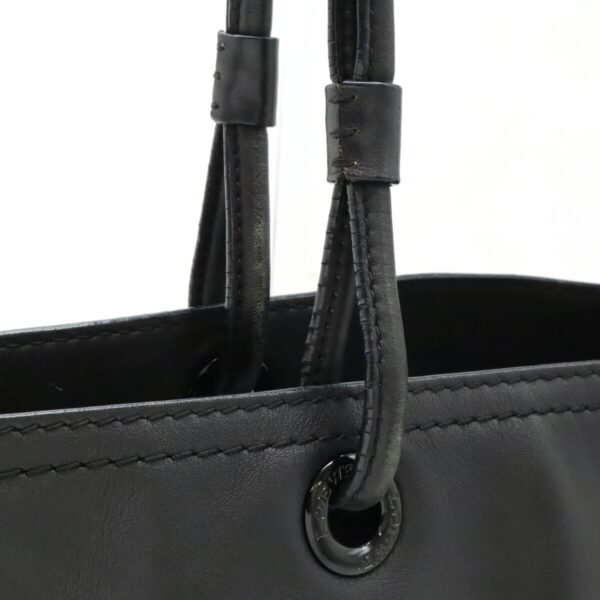 22470298 7 Loewe Shopper Tote Bag Leather Black