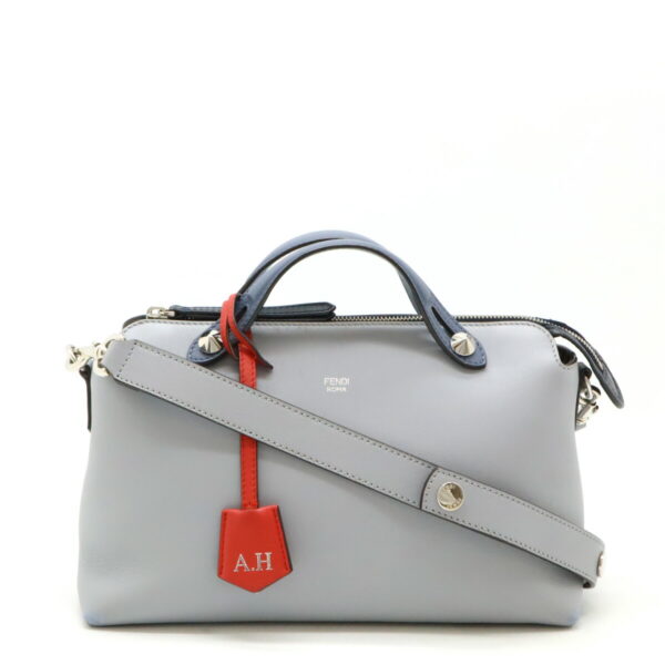 22480069 1 Fendi By The Way Medium Handbag 2way Leather Light Blue