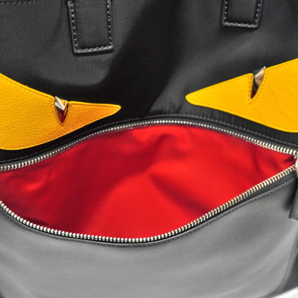 23 10208 11 Fendi Bugs Tote Bag Black