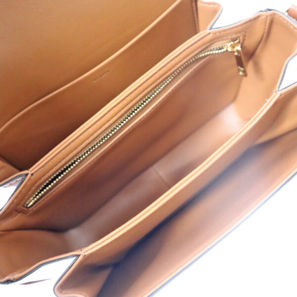 23 1050 10 Celine Classic Triomphe Shoulder Bag Tan Brown