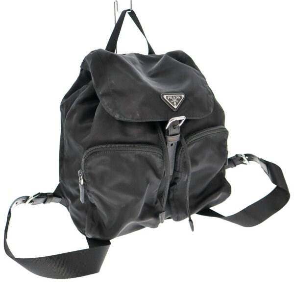 23 1060 1 Prada Nylon Backpack Rucksack Black