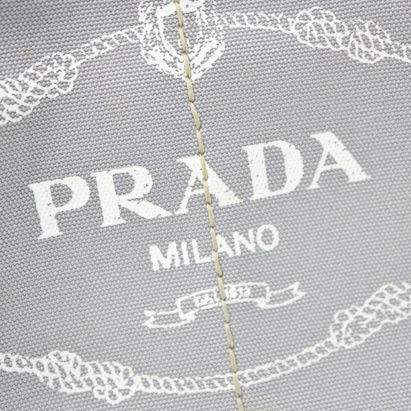 23 10845 10 Prada Canapa Tote Bag Gray