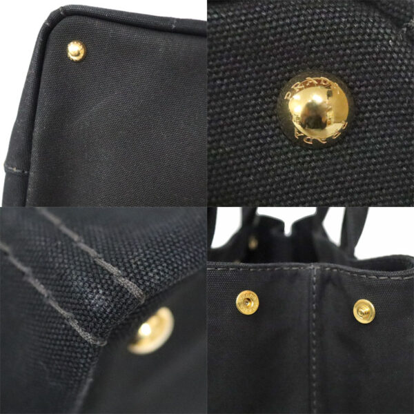 23 3002 5 Prada Canapa Tote Bag Black