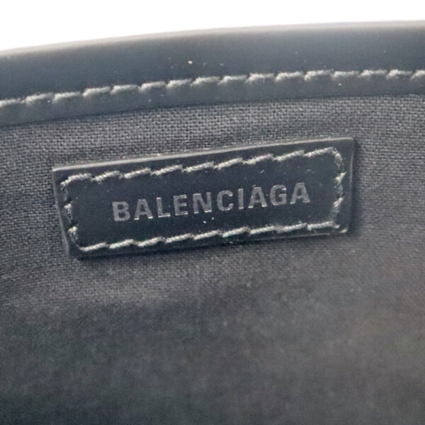 23 404 11 Balenciaga Blue Cabas Tote Bag Canvas Black