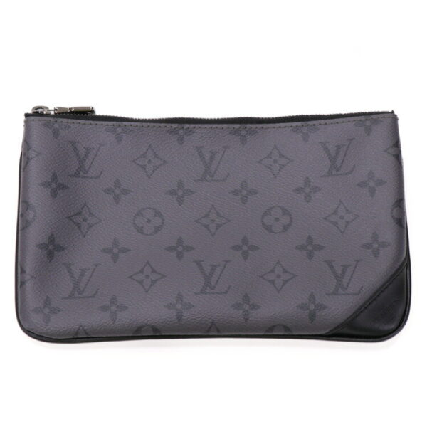 23 4599 10 Louis Vuitton Trio Messenger Shoulder Bag Black