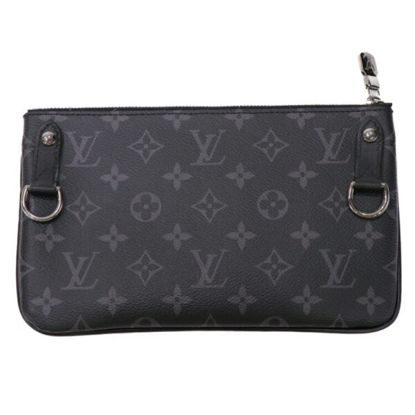 23 4599 11 Louis Vuitton Trio Messenger Shoulder Bag Black