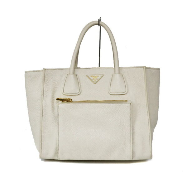 23 4735 1 Prada Handbag White