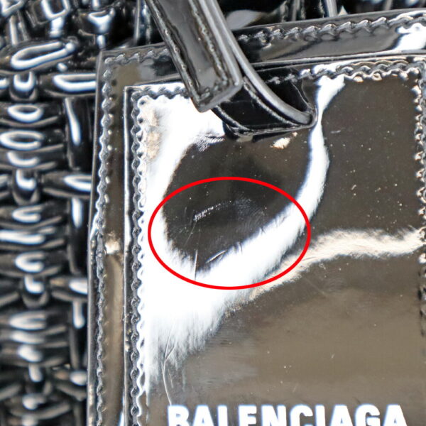 23 6384 08 Balenciaga Bistro XS 2WAY Bag Enamel