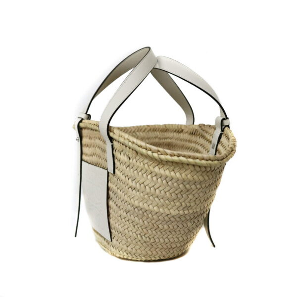 23 972 2 Loewe Raffia Anagram Basket Bag