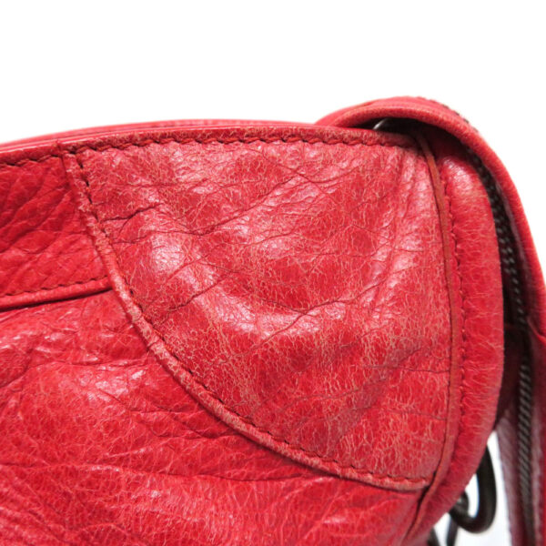 230030615 Balenciaga The City 2WAY Bag Leather Red