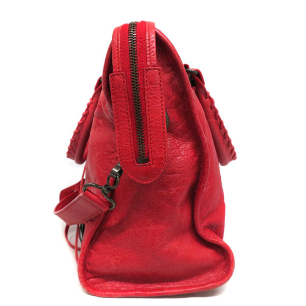 23003064 Balenciaga The City 2WAY Bag Leather Red