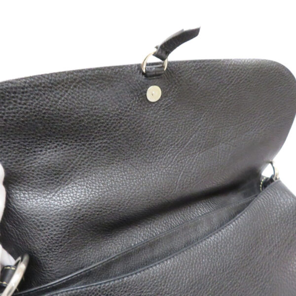 230184910 Prada Shoulder Handbag Leather Black