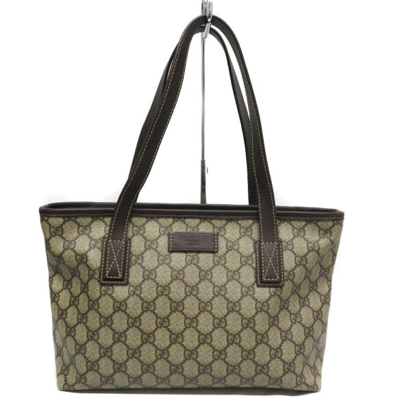 23019601 Gucci Tote Bag GG Supreme Canvas Beige