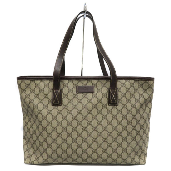 23019611 Gucci Tote Bag GG Supreme Canvas Beige