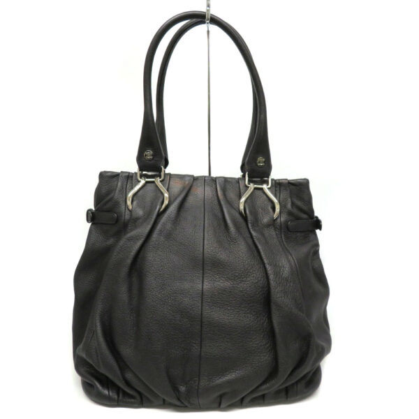 23020852 Celine Leather Tote Bag Black