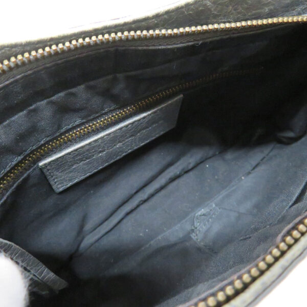 23039906 Balenciaga The Hip Shoulder Bag Leather Black