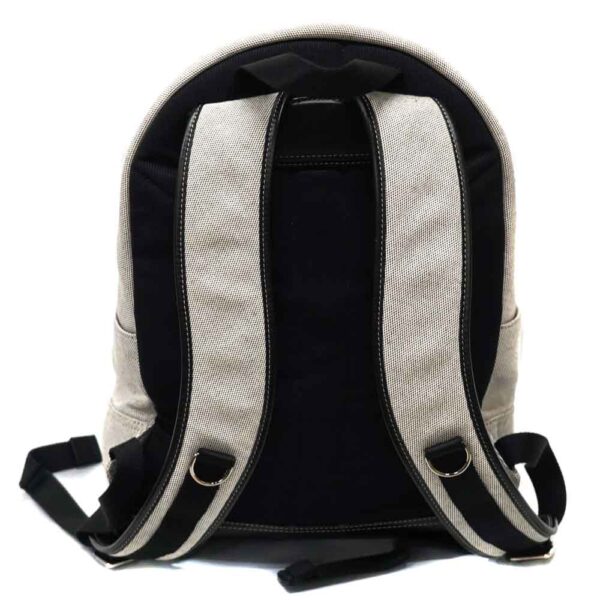 2311 2 Burberry Canvas Backpack Rucksack Gray Black