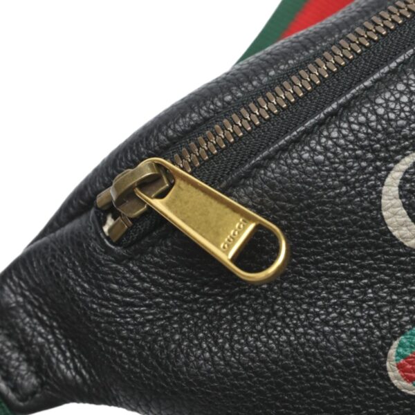 2312020002003 0 8 Gucci Waist Pouch Leather Black