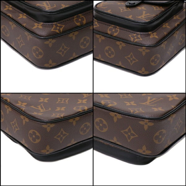 24 0914 06 Louis Vuitton Christopher Wearable Wallet Shoulder Bag Black Brown