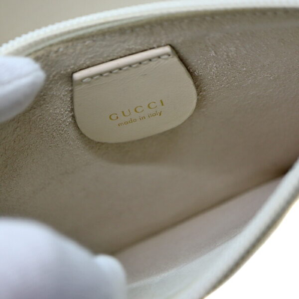 24 1279 21 Gucci Bamboo Handbag Leather White