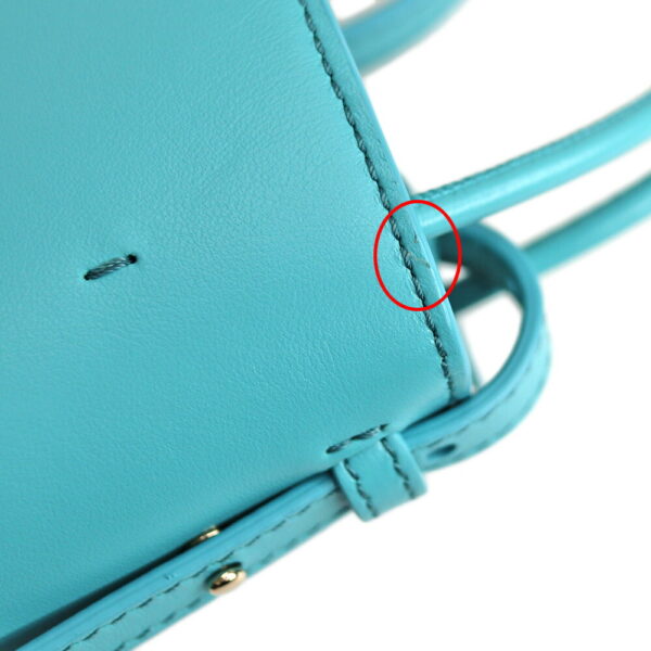 24 1453 8 Chloe Micro Tote Bag Leather Aqua Sea