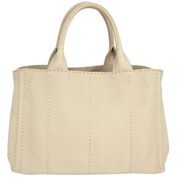 24 1613 02 Prada Canapa Mini 2WAY Canvas Tote Bag