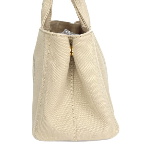 24 1613 03 Prada Canapa Mini 2WAY Canvas Tote Bag