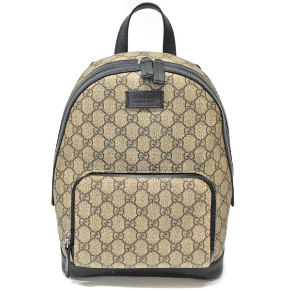 24 2129 1 Gucci Backpack Rucksack GG Canvas Beige