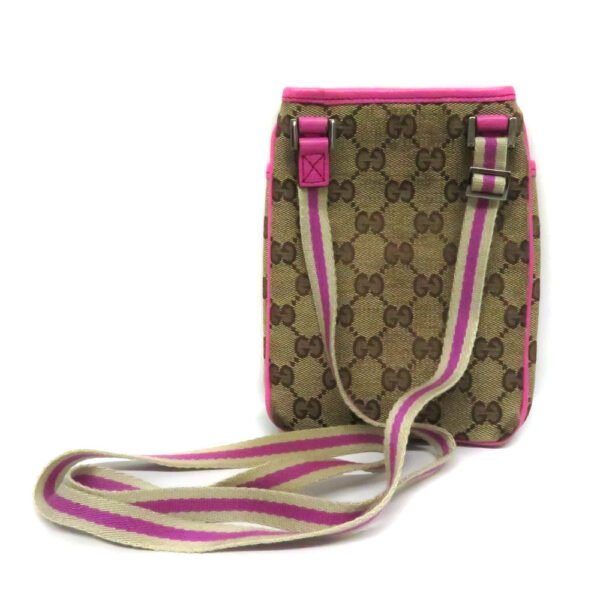 24 214302 Gucci Pochette GG Canvas Pink