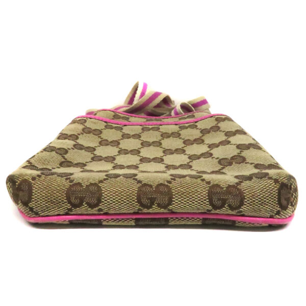 24 214304 Gucci Pochette GG Canvas Pink