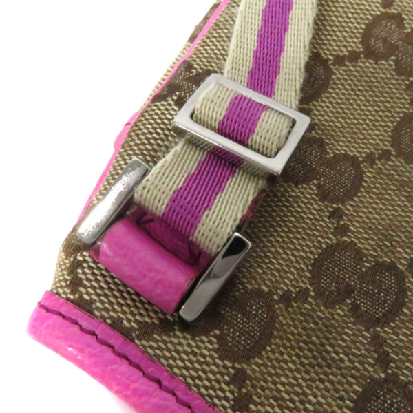 24 214314 Gucci Pochette GG Canvas Pink