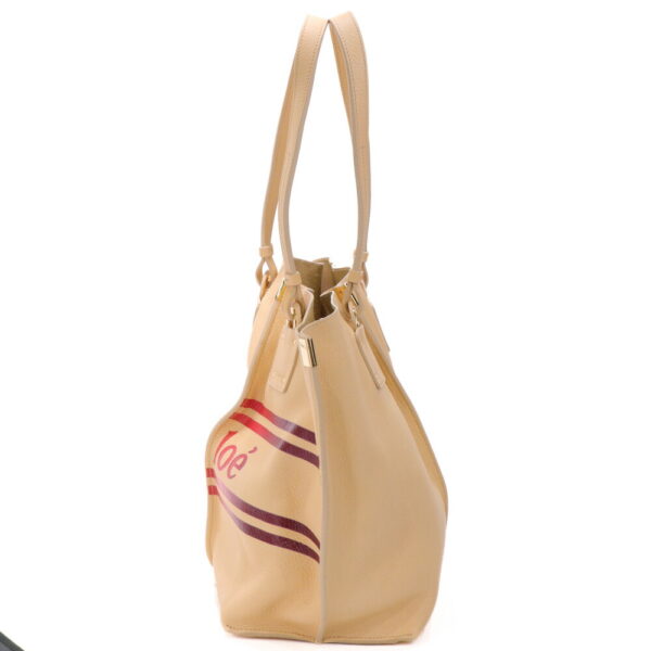 24 2566 03 Chloe Vick Blondie Tote Bag Leather Beige