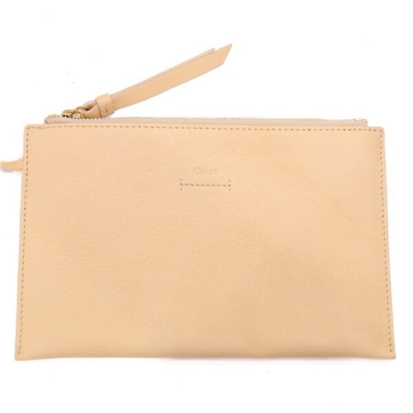 24 2566 13 Chloe Vick Blondie Tote Bag Leather Beige