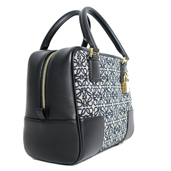 24 2620 03 Loewe Amazona 19 Jacquard Handbag Black