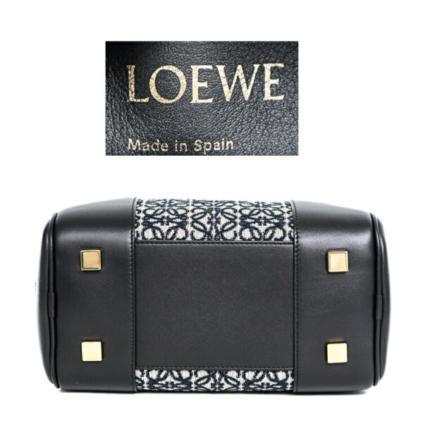 24 2620 05 Loewe Amazona 19 Jacquard Handbag Black