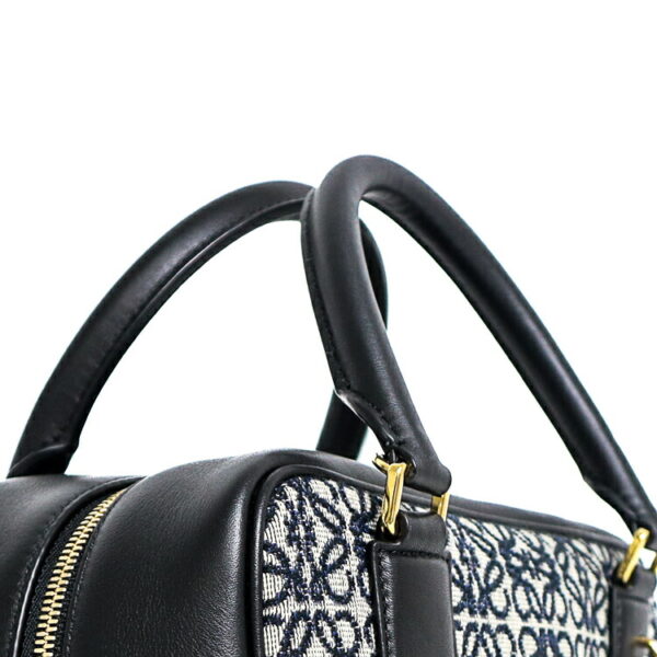 24 2620 07 Loewe Amazona 19 Jacquard Handbag Black