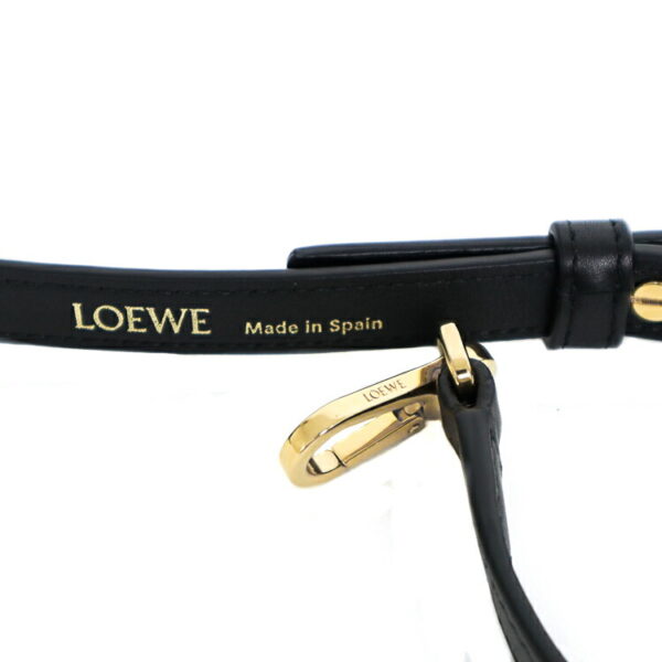 24 2620 11 Loewe Amazona 19 Jacquard Handbag Black