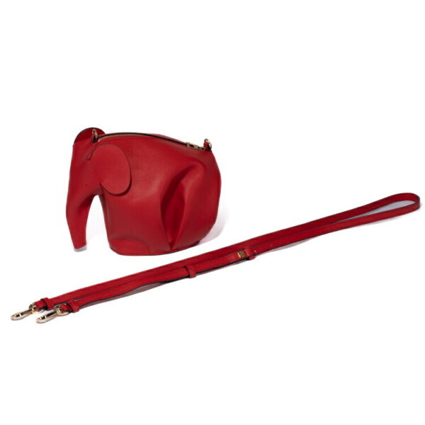 24 2644 11 Loewe Elephant Mini Bag Red