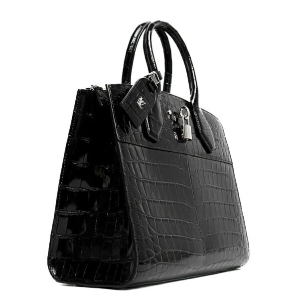 24 2814 03 Louis Vuitton City Steamer MM Handbag Black