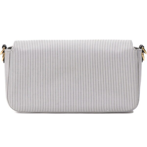 24 2846 04 Fendi Mamma Bucket Shoulder Bag White Gray