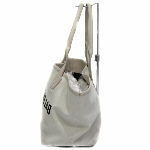 24 3031 3 Balenciaga Jumbo Tote Bag Canvas White