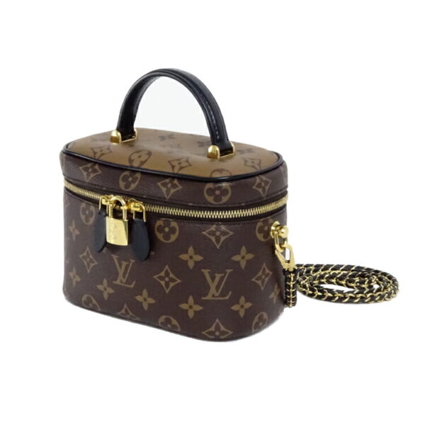 24 3547 02 Louis Vuitton Vanity PM Shoulder Bag Brown Black