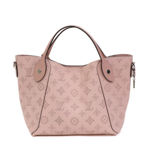 24 3550 04 Louis Vuitton Mahina Hina PM Tote Bag Calf Leather Pink