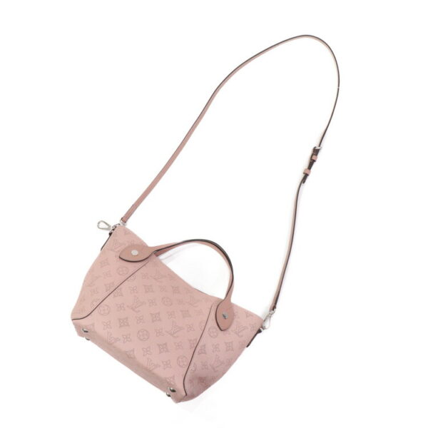 24 3550 12 Louis Vuitton Mahina Hina PM Tote Bag Calf Leather Pink