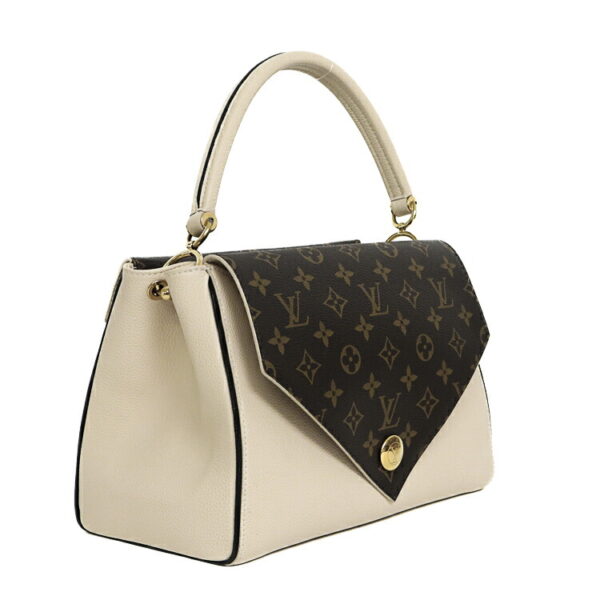 24 3551 02 Louis Vuitton Double V Handbag Crème