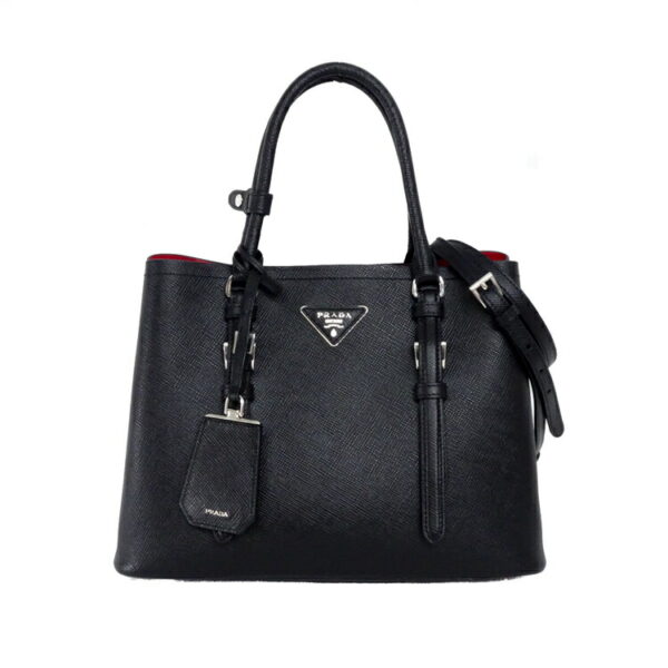 24 3562 02 Prada Saffiano Handbag Noir Black