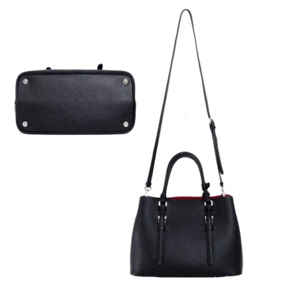 24 3562 04 Prada Saffiano Handbag Noir Black